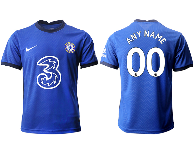 Men 2020-2021 club Chelsea home aaa version customized blue Soccer Jerseys->chelsea jersey->Soccer Club Jersey